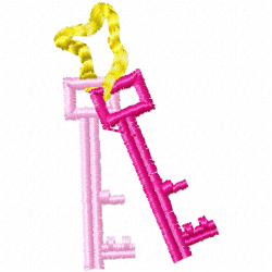 Keys Embroidery Design 11